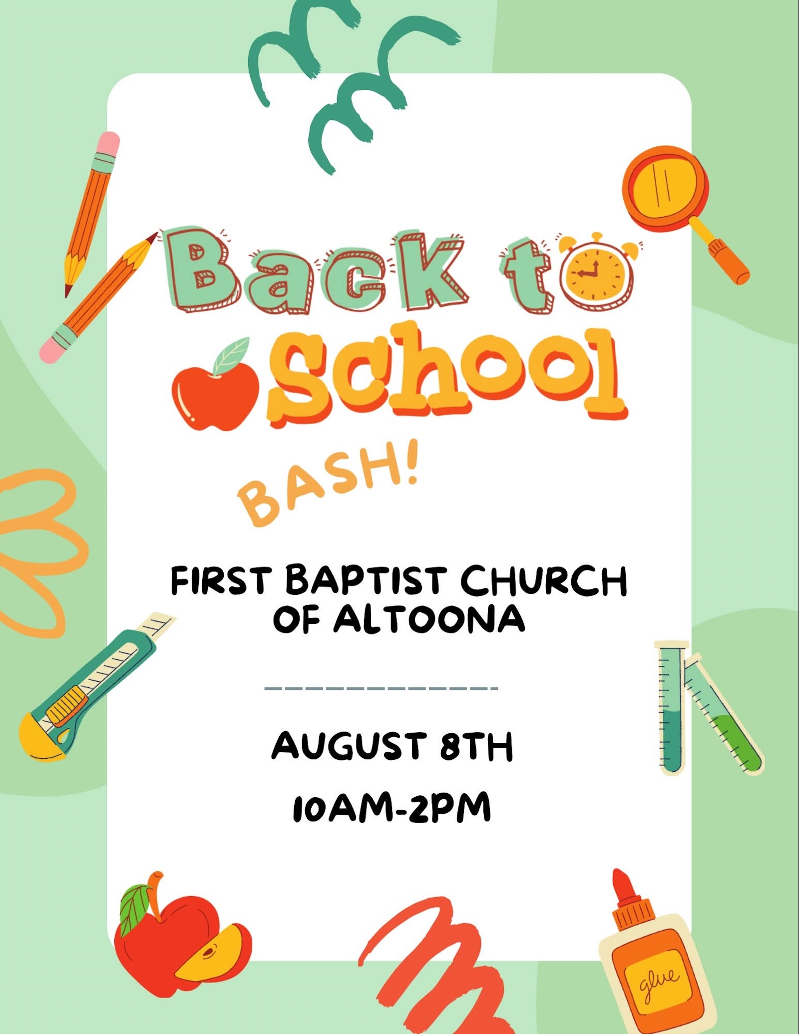 Back To School Bash